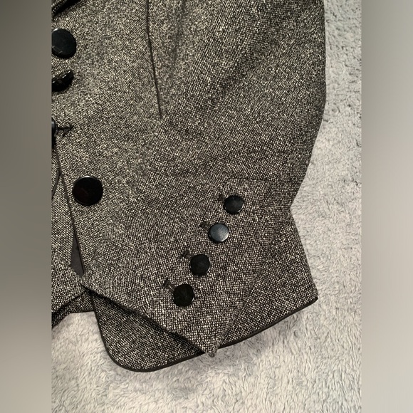 Ann taylor petites gray wool blazer 4P - Picture 7 of 14